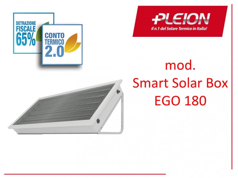 Pannello Solare termico PLEION mod. SMART SOLAR BOX EGO 180 circ. naturale