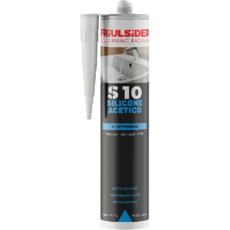 Silicone acetico trasparente 280 ml Friulsider S1000