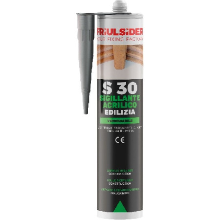 Silicone Sigillante acrilico edilizia bianco ml. 280 Friulsider