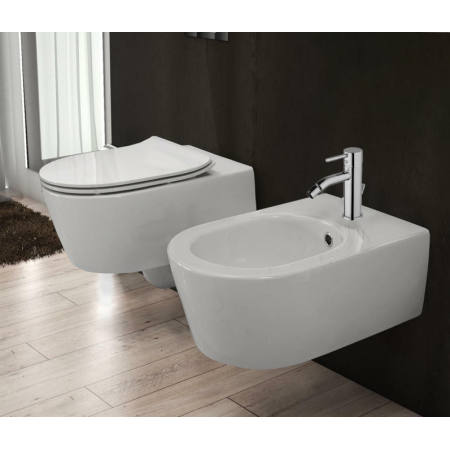 Sanitari sospesi Flaminia Link vaso bidet e coprivaso