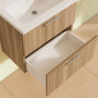 MOBILE BAGNO SOSPESO CON SPECCHIERA E LAVABO INTEGRATO MODELLO MIA 80 CORDOBA