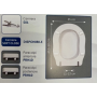 Copriwater sedile wc Serie Ellade Hidra resina poliestere bianco Polisedil