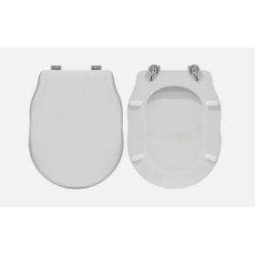 Copriwater sedile wc Serie Ellade Hidra resina poliestere bianco Polisedil