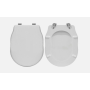 Copriwater sedile wc Serie Ellade Hidra resina poliestere bianco Polisedil