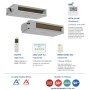 Climatizzatore canalizzato Gree da 30000 btu inverter con R32 in A++ Wifi GUD85PHS1/A-S