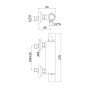 EQUO STAR NEW MISCELATORE TERMOSTATICO ESTERNO DOCCIA PAFFONI EQS168CR-0