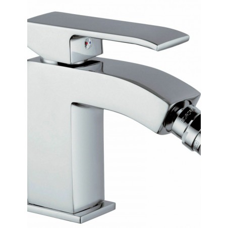 Miscelatore bidet Level Paffoni rubinetti design quadrato qualita' Made in Italy