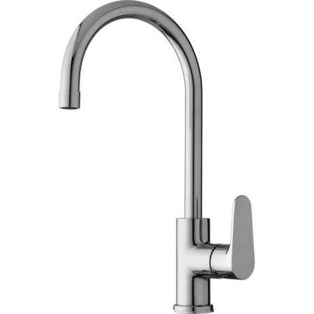 Miscelatore cromato lavello cucina canna alta girevole Paffoni Green GRE180CR