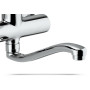 MISCELATORE RUBINETTO LAVELLO PAFFONI "BLU" A MURO CON CANNA A SARPENTE BLU161CR-2