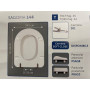 Sedile Wc Copriwater Poliestere Colato Bianco Globo Serie - Flavia