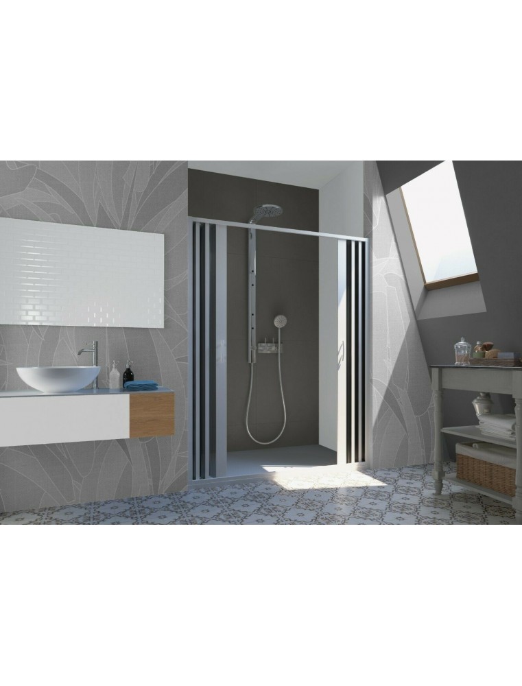 Box doccia parete o porta nicchia soffietto da cm 90 a 180 Serie Flex FORTE