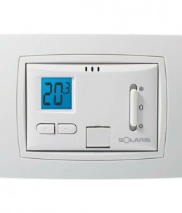 Solaris grasslin centaury i termostato da incasso digitale bianco