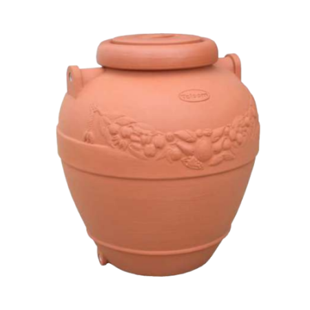 Serbatoio Orcio stile terracotta giardino in polietilene per acqua potabile Giurgola
