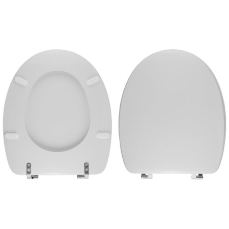 Sedile wc Copriwater Poliestere Colato Bianco GLOBO Serie LEI Polisedil